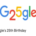 Google 25 birthday