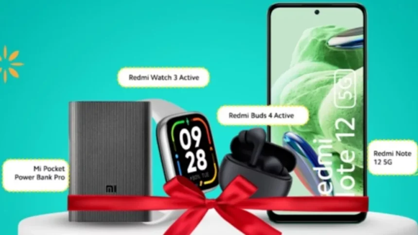 Xiaomi Bundle Offer,Redmi Note 12 5G,Redmi Buds 4 Active,Redmi Watch 3 Active,Mi Pocket Power Bank