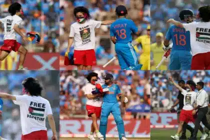 IND vs AUS final : પેલેસ્ટાઇન સમર્થક સુરક્ષા તોડી કોહલી પાસે પહોંચી ગયો